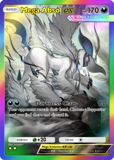 Mega Absol ex card image