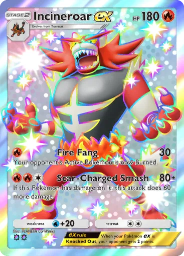 Incineroar ex card image
