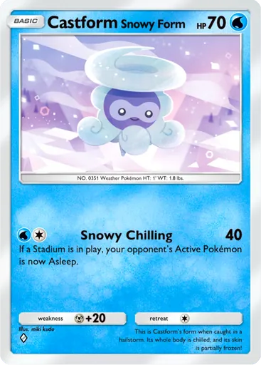 Castform Snowy Form card image