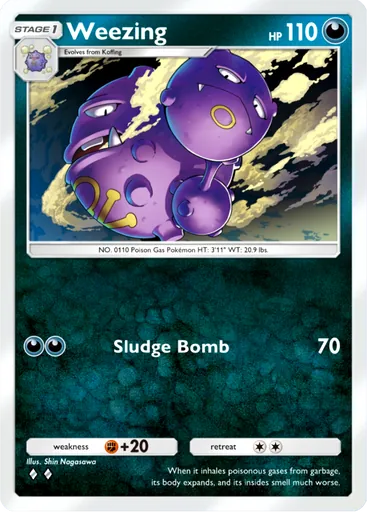 Weezing card image