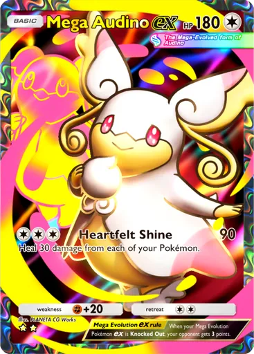 Mega Audino ex card image