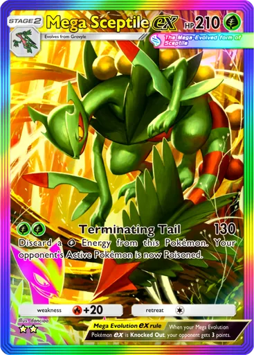 Mega Sceptile ex card image