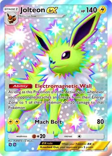 Jolteon ex card image