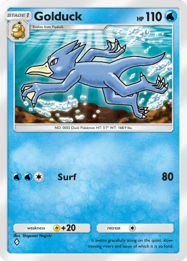 Golduck card image