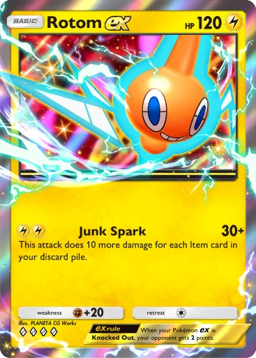 Rotom ex card image