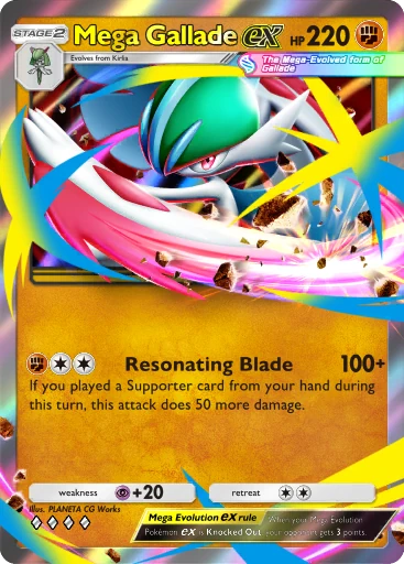 Mega Gallade ex card image