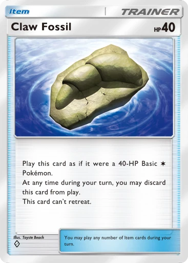 Claw Fossil card image