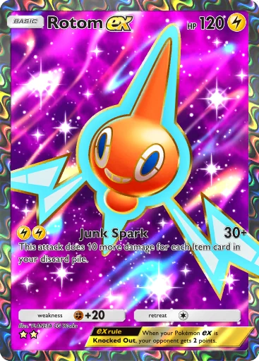 Rotom ex card image