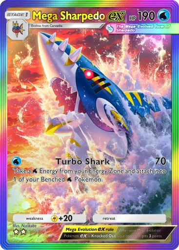 Mega Sharpedo ex card image