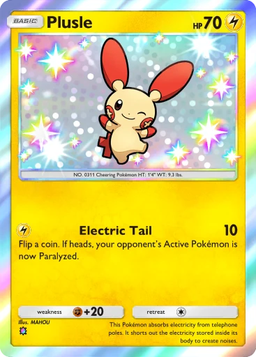 Plusle card image