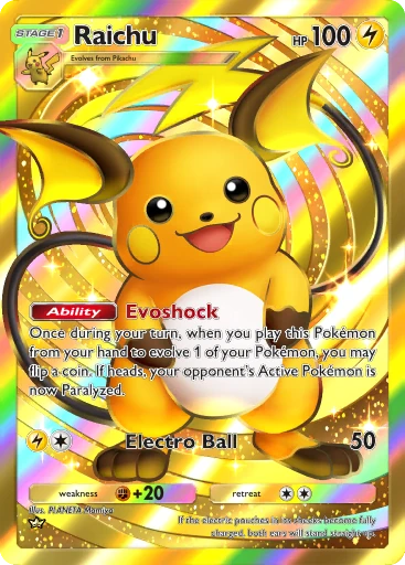 Raichu card image