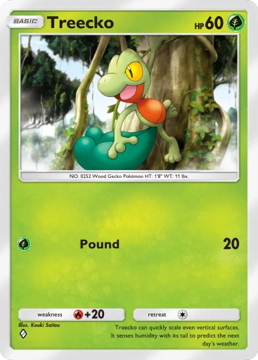 Treecko card image