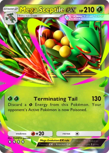 Mega Sceptile ex card image