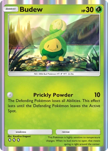 Budew card image