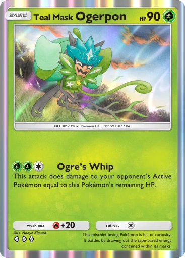 Teal Mask Ogerpon card image