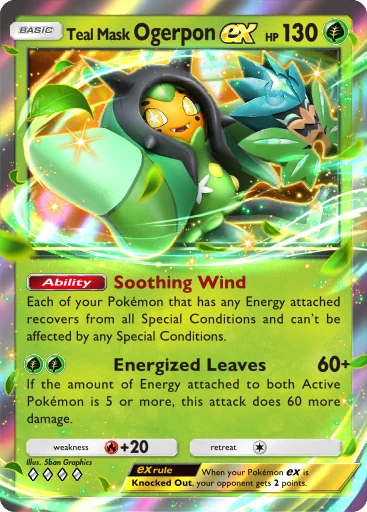 Teal Mask Ogerpon ex card image