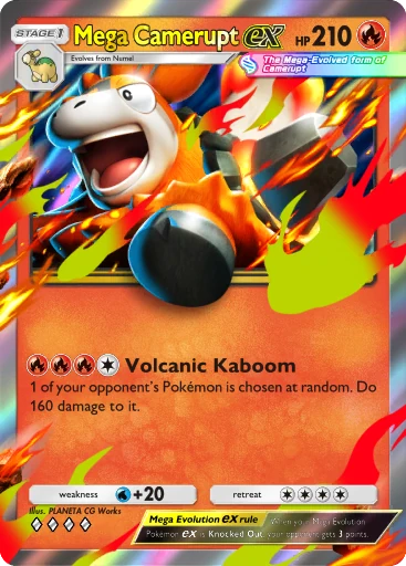 Mega Camerupt ex card image
