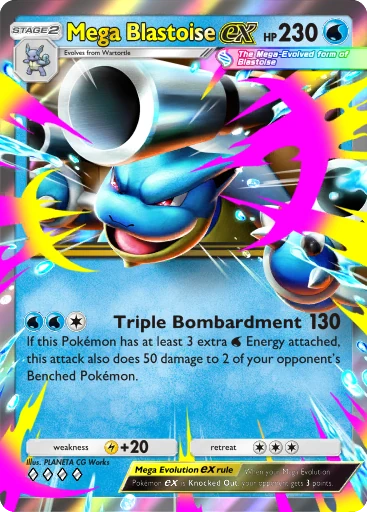 Mega Blastoise ex card image