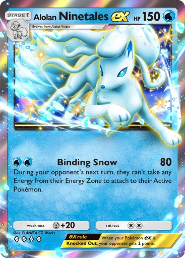 Alolan Ninetales ex card image