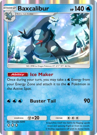 Baxcalibur card image