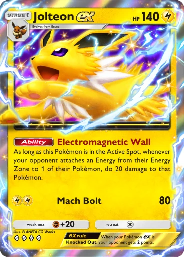 Jolteon ex card image