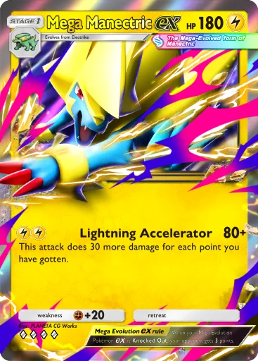 Mega Manectric ex card image