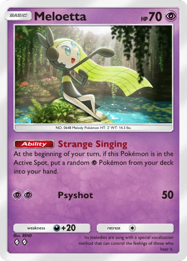 Meloetta card image