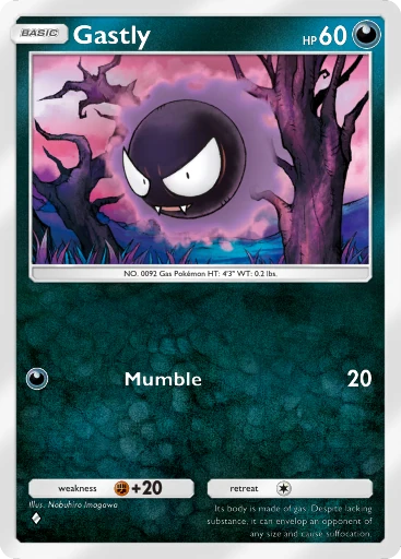 Gastly card image