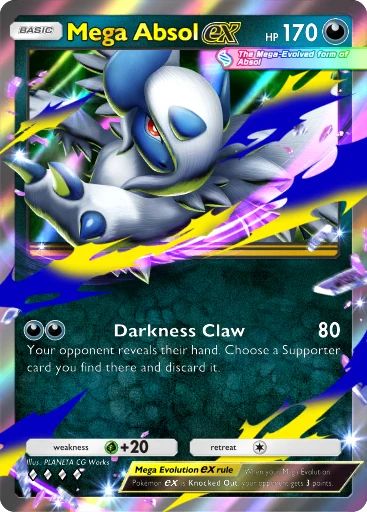Mega Absol ex card image