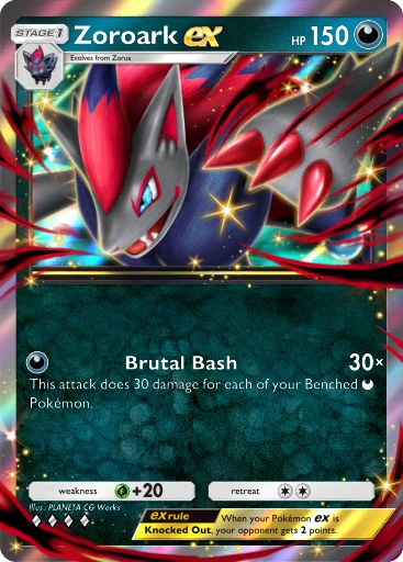 Zoroark ex card image