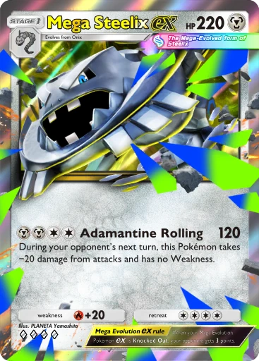 Mega Steelix ex card image