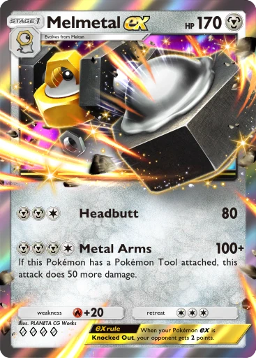 Melmetal ex card image