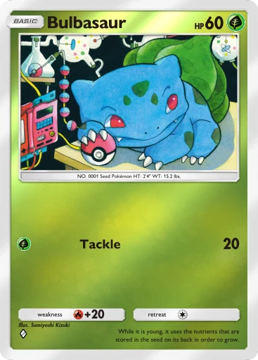 Bulbasaur card image