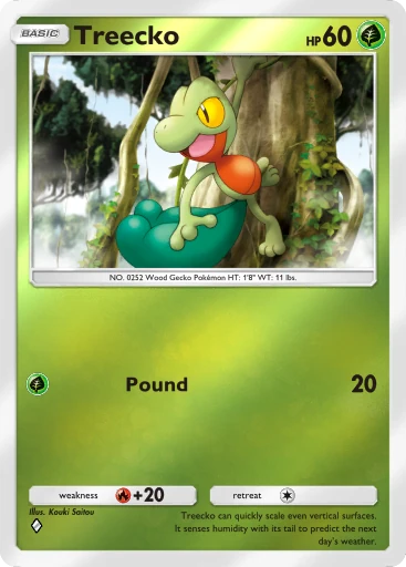 Treecko card image