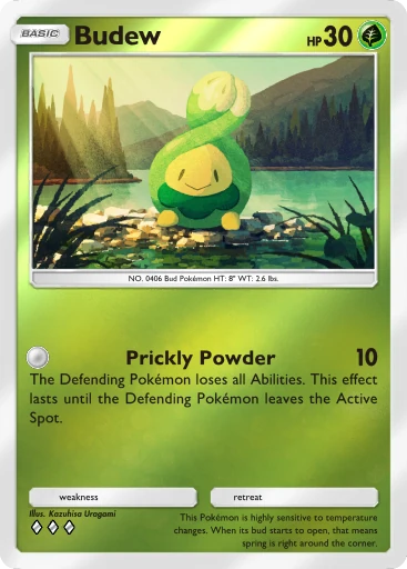 Budew card image