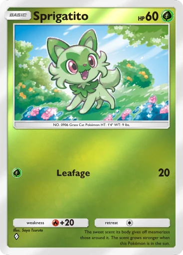 Sprigatito card image