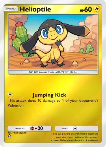 Helioptile card image
