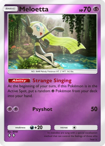 Meloetta card image