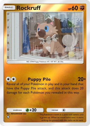 Rockruff card image