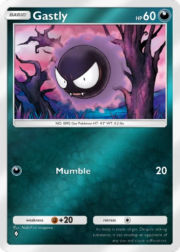Gastly card image