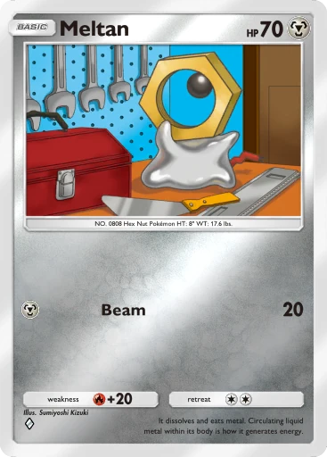 Meltan card image