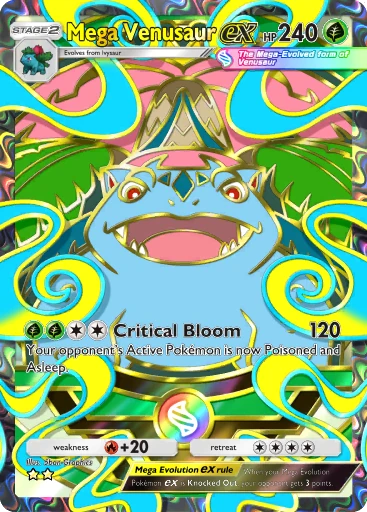 Mega Venusaur ex card image