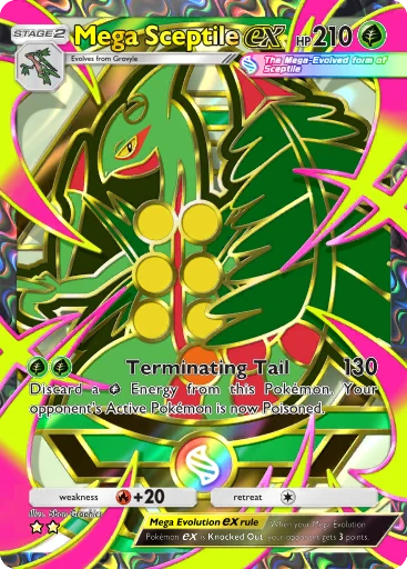 Mega Sceptile ex card image