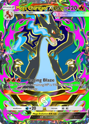 Mega Charizard X ex card image