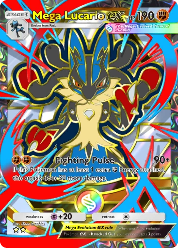 Mega Lucario ex card image