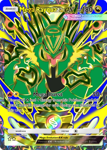 Mega Rayquaza ex card image