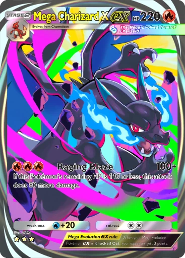 Mega Charizard X ex card image
