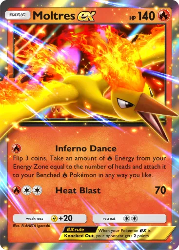 Moltres ex card image
