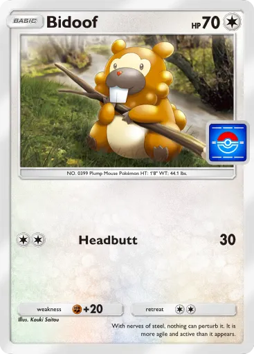 Bidoof card image
