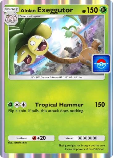 Alolan Exeggutor card image